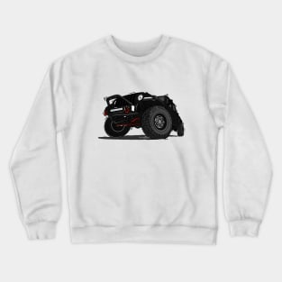 Black Jeep Illustration Crewneck Sweatshirt